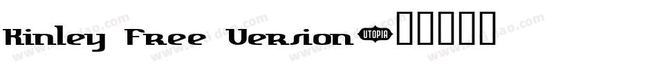 Kinley Free Version字体转换